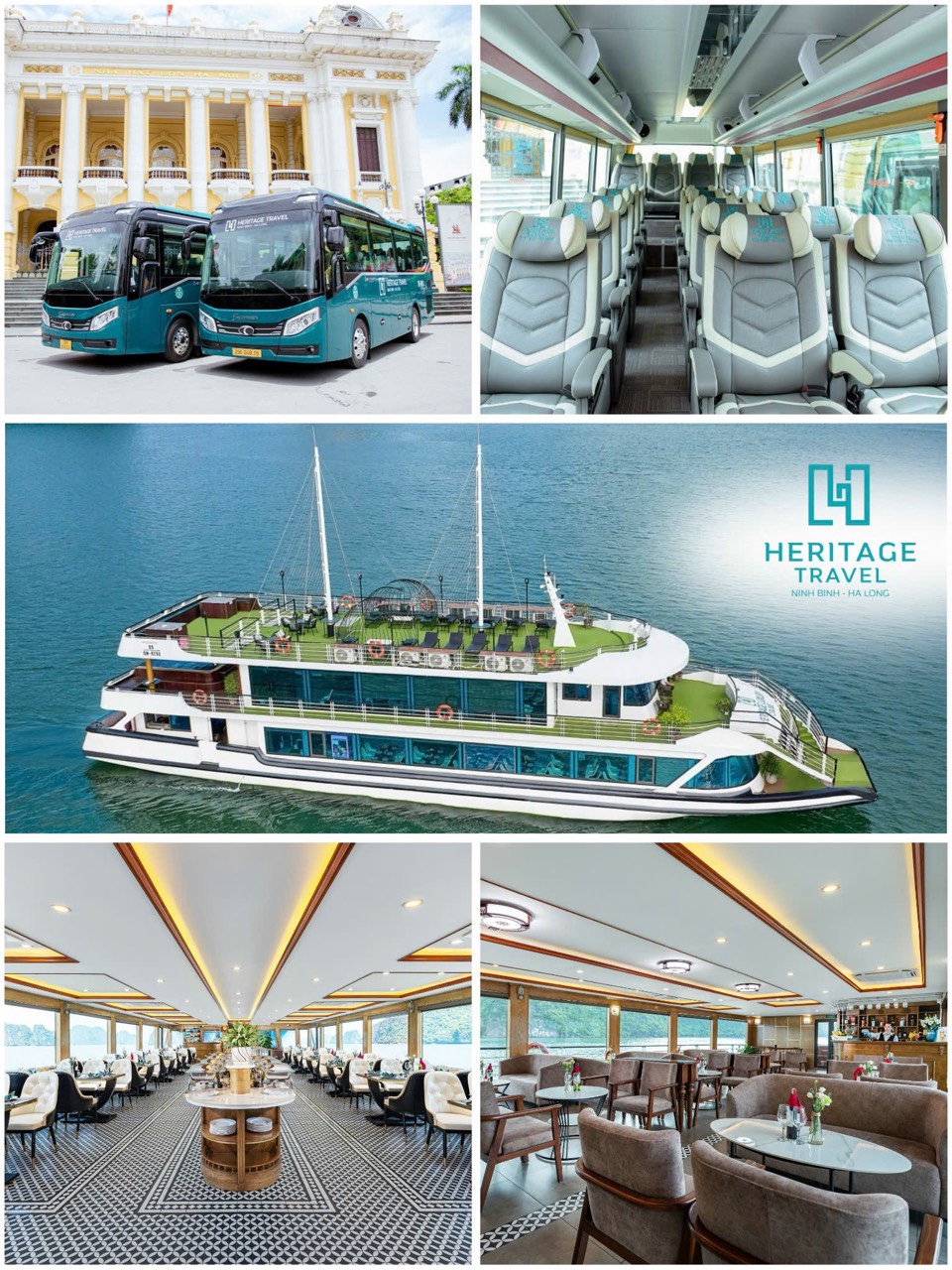 2D1N Tour I Visit Hoa Lu - Trang An - Mua Cave in Ninh Binh and Explore Halong Bay with Heritage Cruise I Vietnam