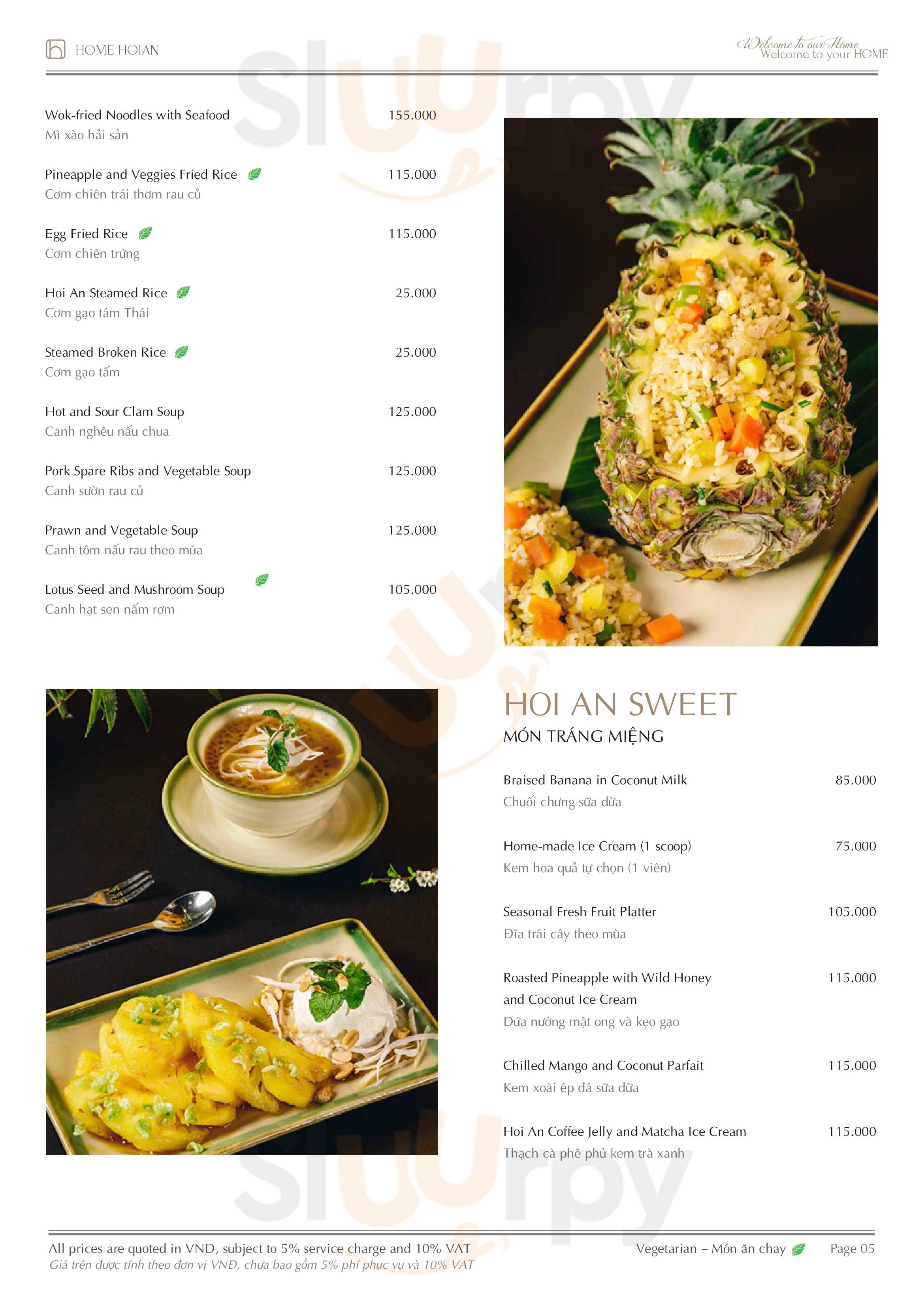 Set menu dining at HOME Restaurant I Hội An Joytime