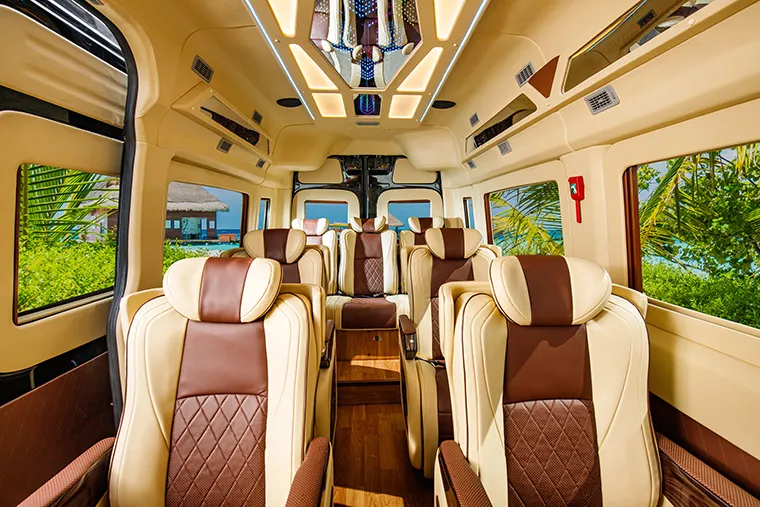 Traveling by bus with two route options helps you save more on costs