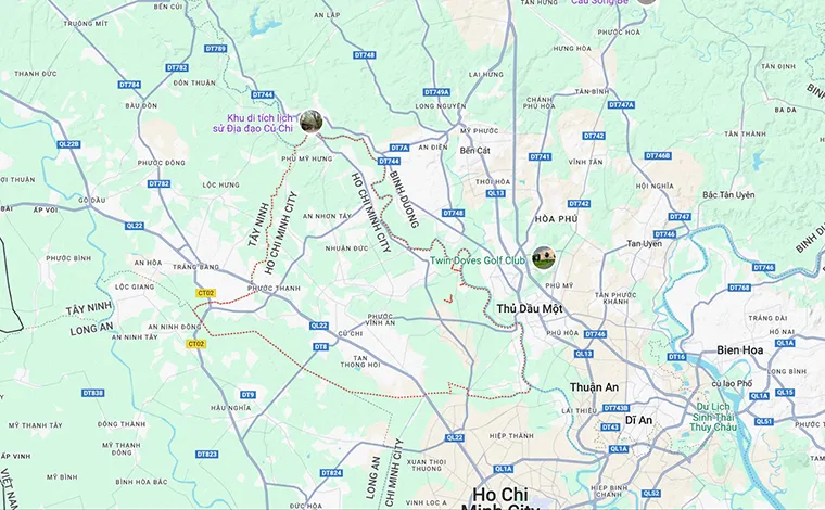 Cu Chi district possesses many historical relics that attract a large number of tourists to visit when coming to Ho Chi Minh City.