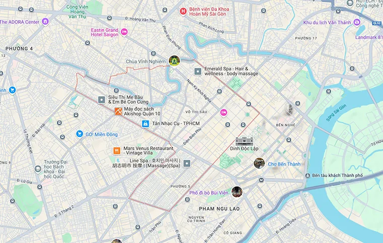 District 3 owns many French colonial architectural works and historical museums.