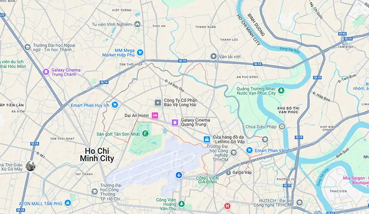 Go Vap District is an area with a high urbanization rate of Ho Chi Minh City.