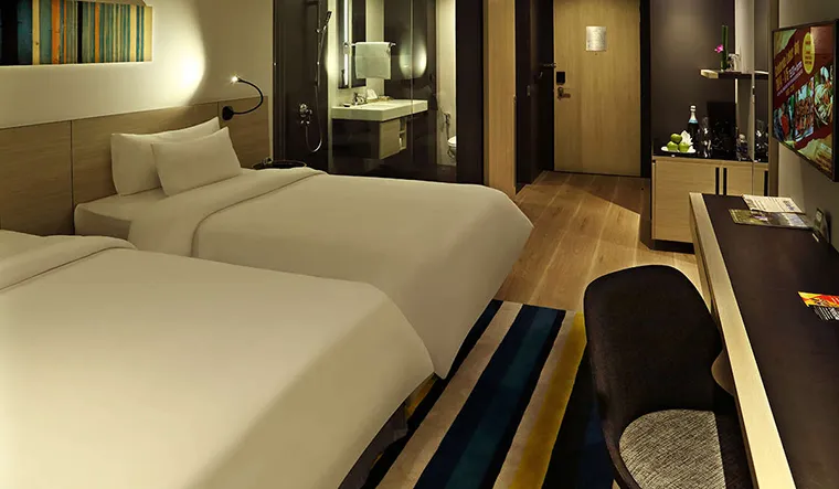 A corner of the room space at Liberty Central Saigon Citypoint hotel