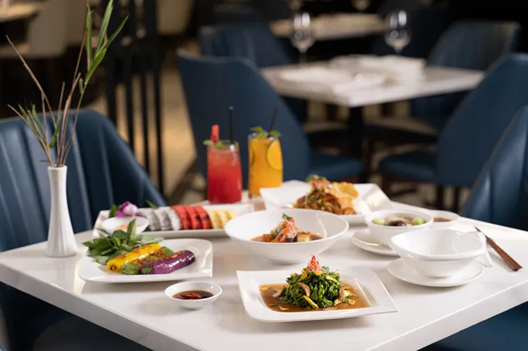 Delicious meal at M Saigon Hotel