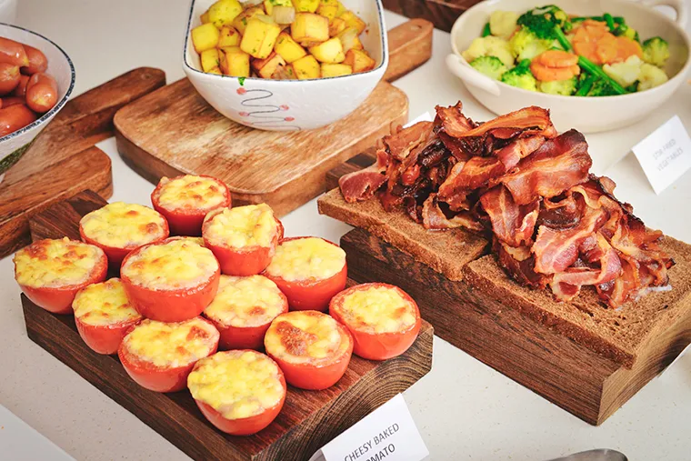 Delicious dishes are served at Maison De Camille Boutique Hotel