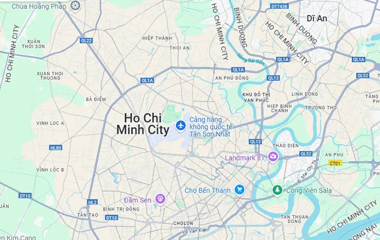 Saigon River is a main part of Dong Nai River