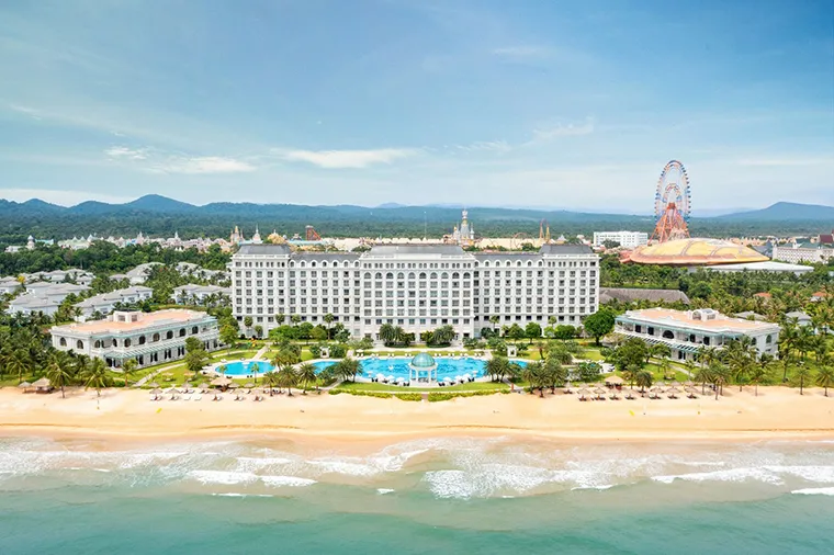 Panoramic view straight to the sea of ​​Phu Quoc Eco Beach Resort
