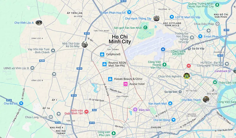 Tan Phu District is one of the districts with the largest population in Ho Chi Minh City today.