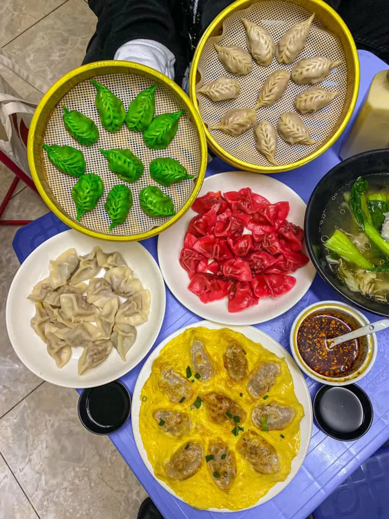 The dumplings are plump and extremely soft