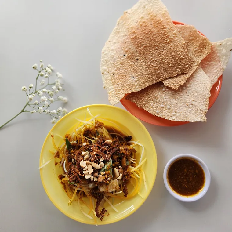 The snack is light, attractive, and quite cheap