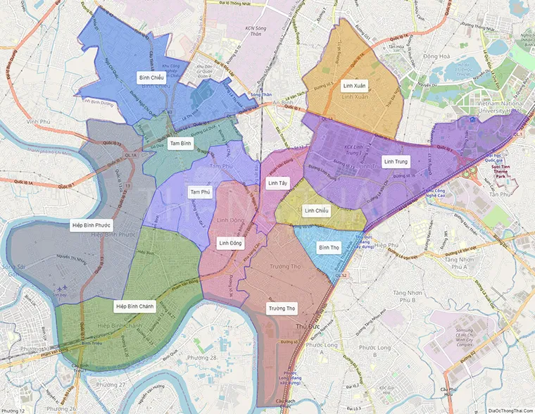 Thu Duc City is the only city of Ho Chi Minh City with the merger of Thu Duc District, District 9, District 2 (old)