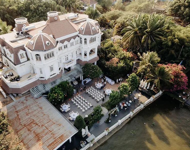 Villa Song Saigon with beautiful views from above