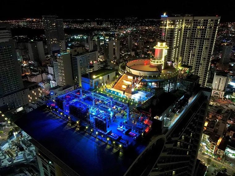 Vibrant Nha Trang nightlife, showcasing what is Nha Trang known for