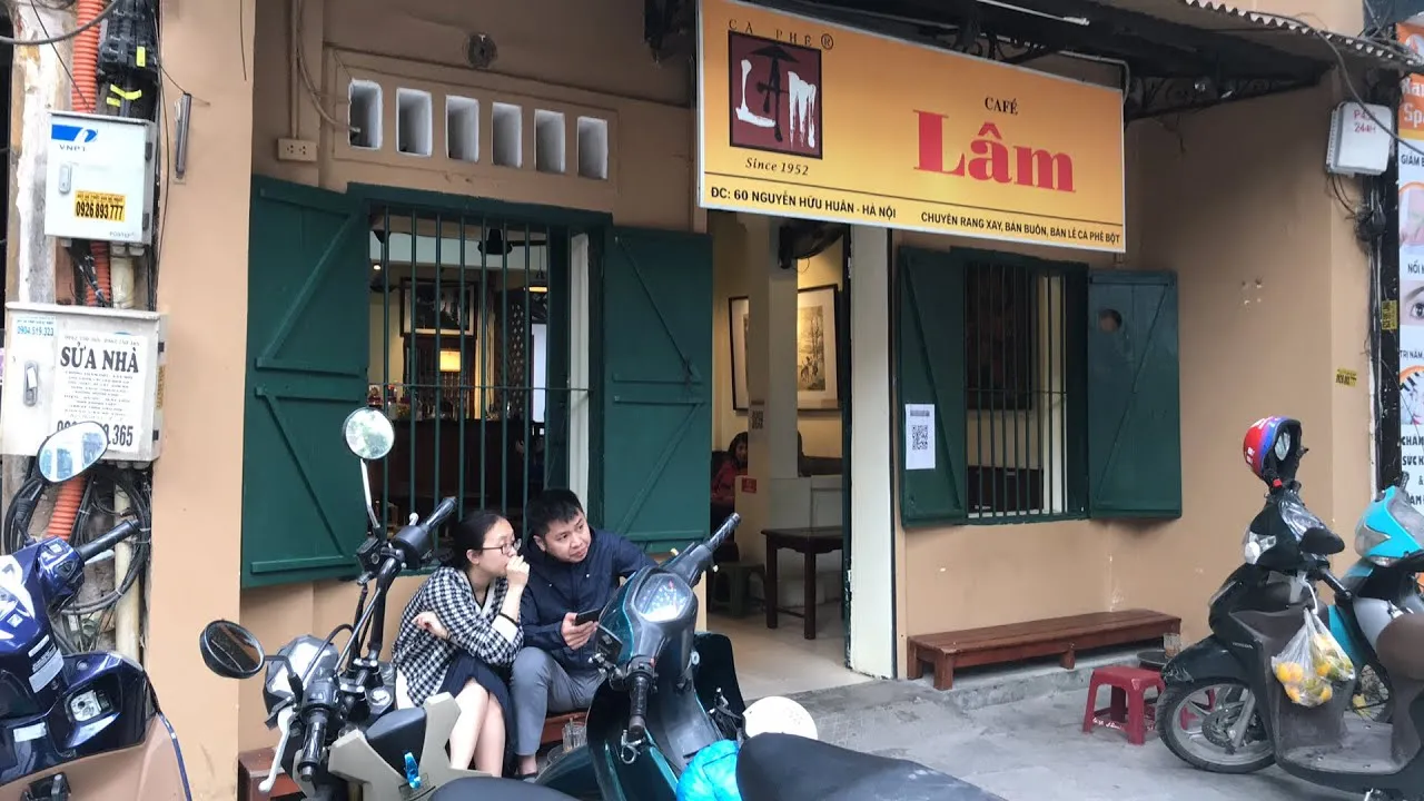 Café Lâm is one of Hanoi's oldest and most iconic coffee houses