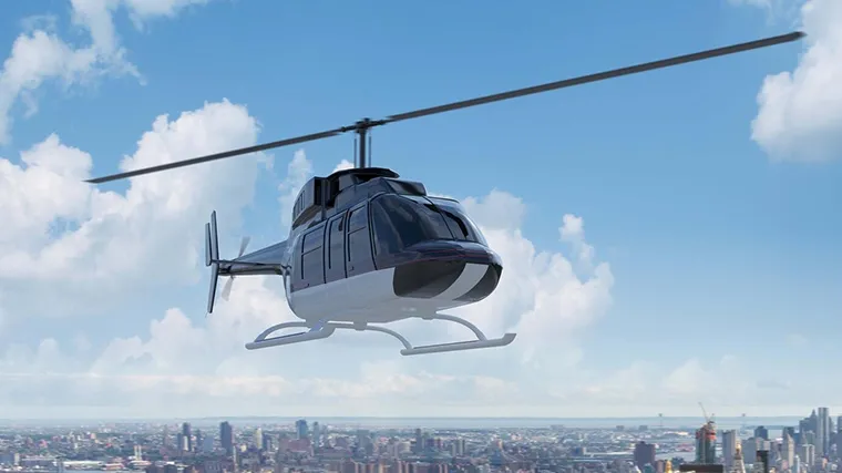 Helicopter is a new and high-class means of transportation from Hanoi to Ha Long.