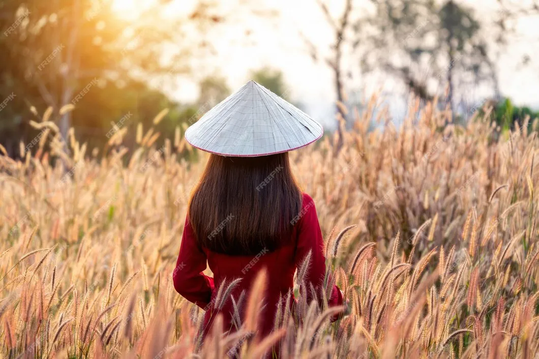 The conical hat is an indispensable souvenir when visiting Saigon - Photo Source: Freepik