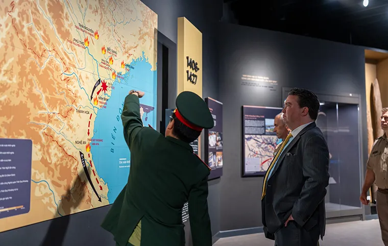 Inside the Vietnam Military History Museum 