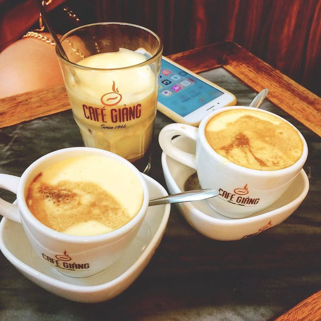 Savor the original egg coffee in a cozy, rustic setting where this Hanoi specialty was born - Photo Source: Fanpage Hanoi Private Food Tours