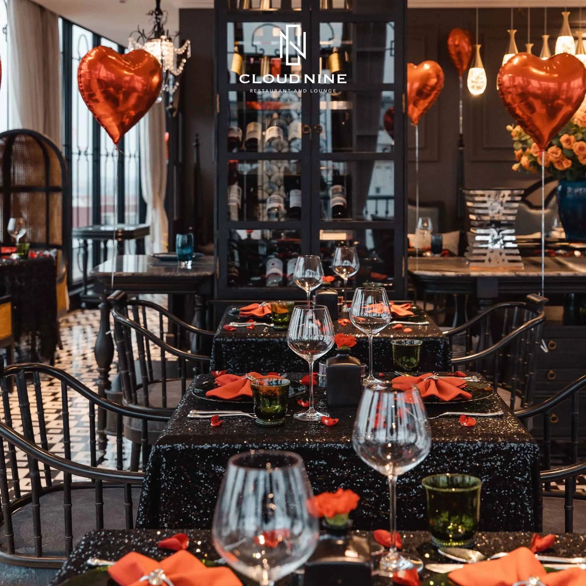 Dine with breathtaking views of Hanoi’s Old Quarter while enjoying gourmet international and Vietnamese cuisine - Photo Source: Cloud Nine Restaurant