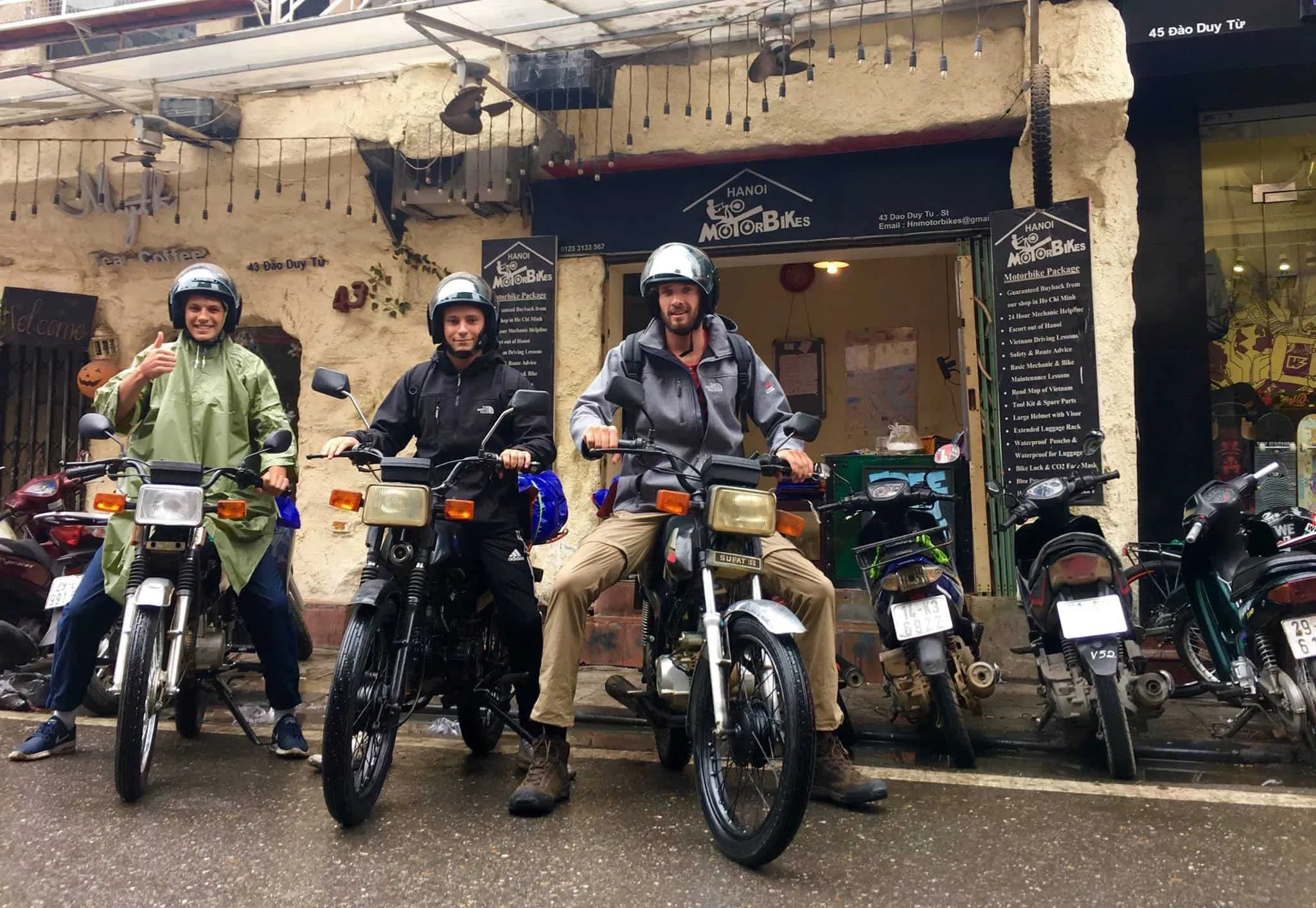 Traveller can rent motorbike Hanoi’s Old Quarter, Tay Ho, and Hoan Kiem for a hassle-free experience - Photo Source:Hanoi Motorbikes