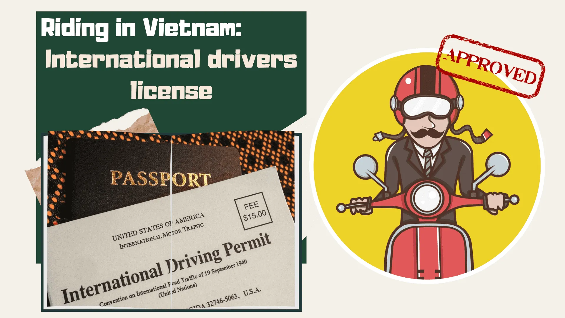 Don’t forget your passport, International Driving Permit (IDP), and deposit for a smooth rental process - Photo Source: Website tigitmotorbikes.com