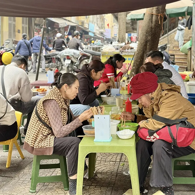 A small corner at Dong Xuan Market