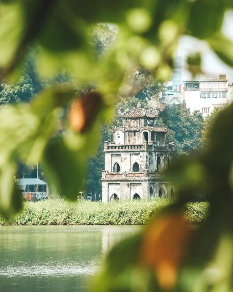 Hoan Kiem Lake is steeped in legend, named after King Le Thai To returned a divine sword to the Golden Turtle God as a symbol of peace - Photo Source: dan&moore