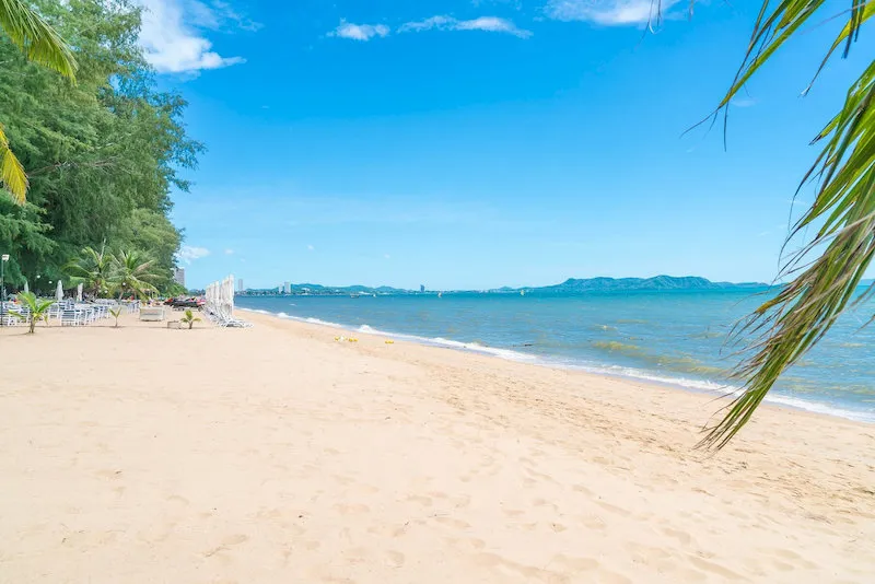 Non Nuoc Beach is located at the foot of the Marble Mountains.