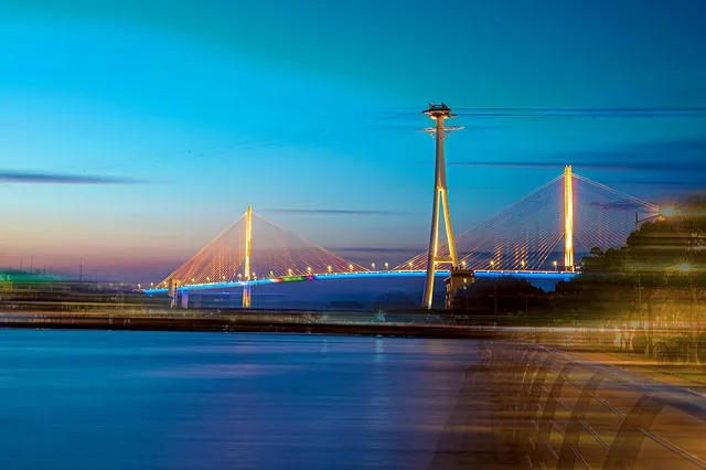 The unique cable-stayed design of Bai Chay Bridge makes it an architectural marvel. - Photo source: Pixabay