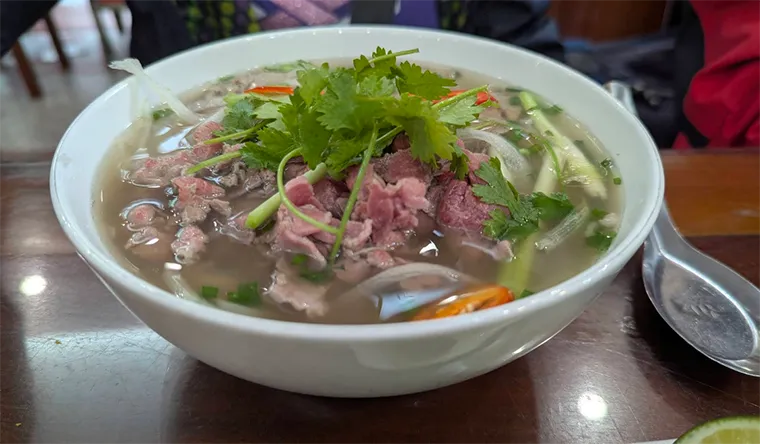 Pho 10 Ly Quoc Su wins over diners with its meticulous preparation.