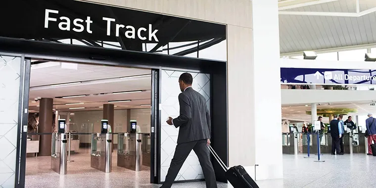 Fast Track service ensures a smooth and on-time flight for travelers