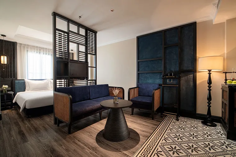 Interior of a hotel room