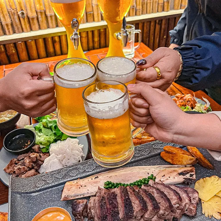 Ta Hien Street is a famous place to drink fresh beer and socialize with friends