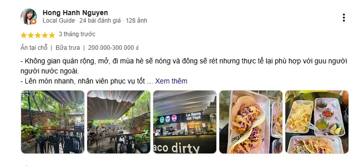 Reviews from Hong Hanh Nguyen