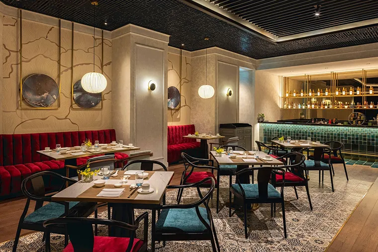 High-class and luxurious space at Cham Restaurant