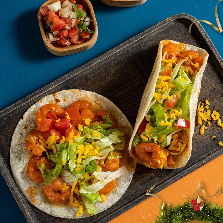 Taco Nón Lá (Mexican-Vietnamese fusion)