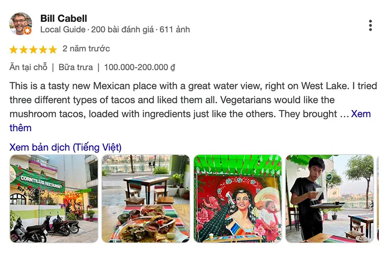 Review from Mr. Bill Cabell