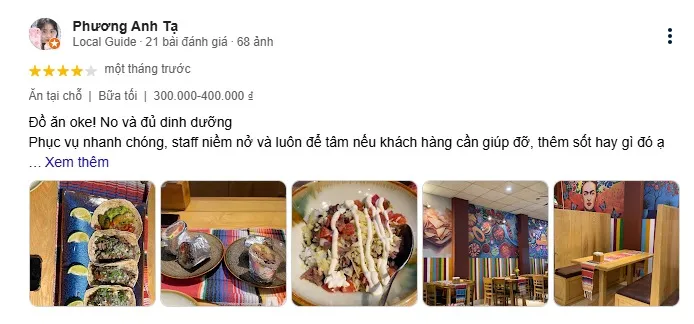 Review from Phuong Anh Ta