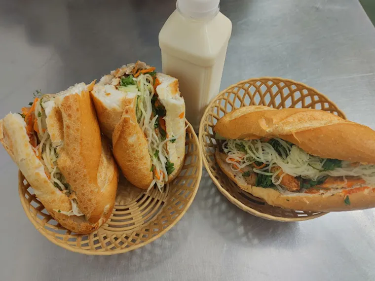 Banh Mi Hanoi, a typical Hanoi food, fresh and flavorful