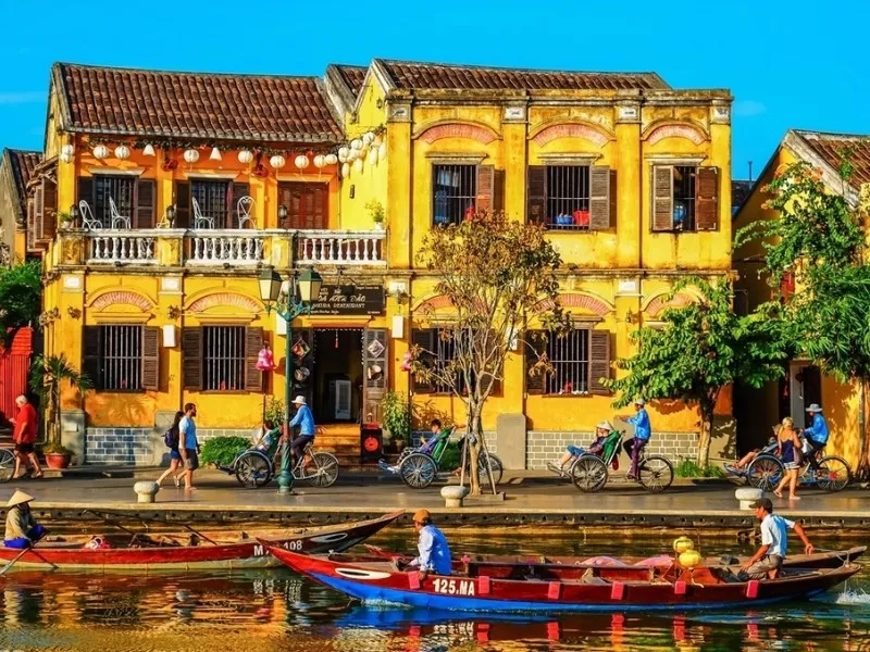 Visit Hoi An Ancient Town to admire its unique historic architecture