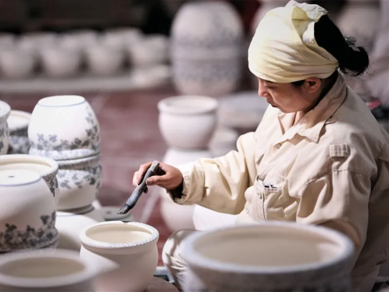 Traditional handicrafts and arts.