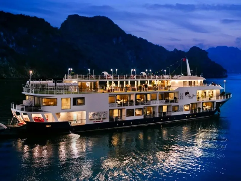 Ha Long Bay Cruise offer a magical night among limestone cliffs