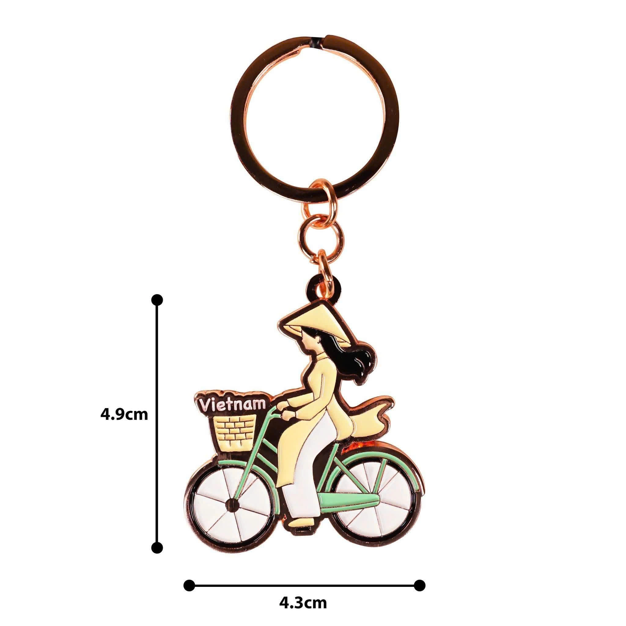Móc khóa nhựa dẻo lưu niệm Việt Nam