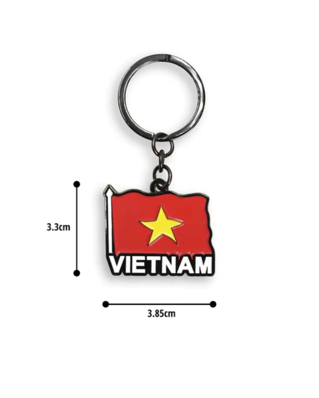 Móc khóa nhựa dẻo lưu niệm Việt Nam