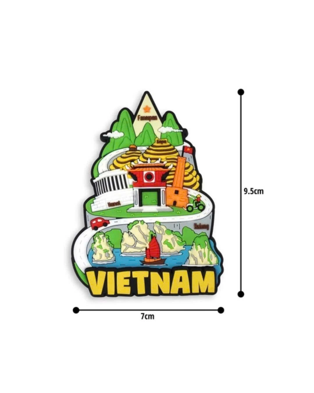 Nam Châm Tủ Lạnh Lưu niệm Việt Nam