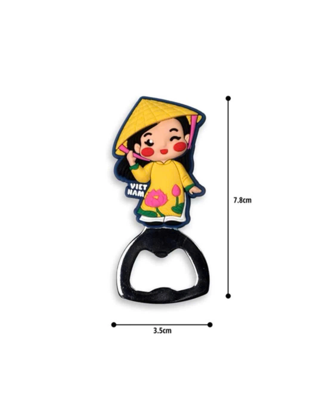 Vietnamese-Style Flexible Plastic-Handled Bottle Opener