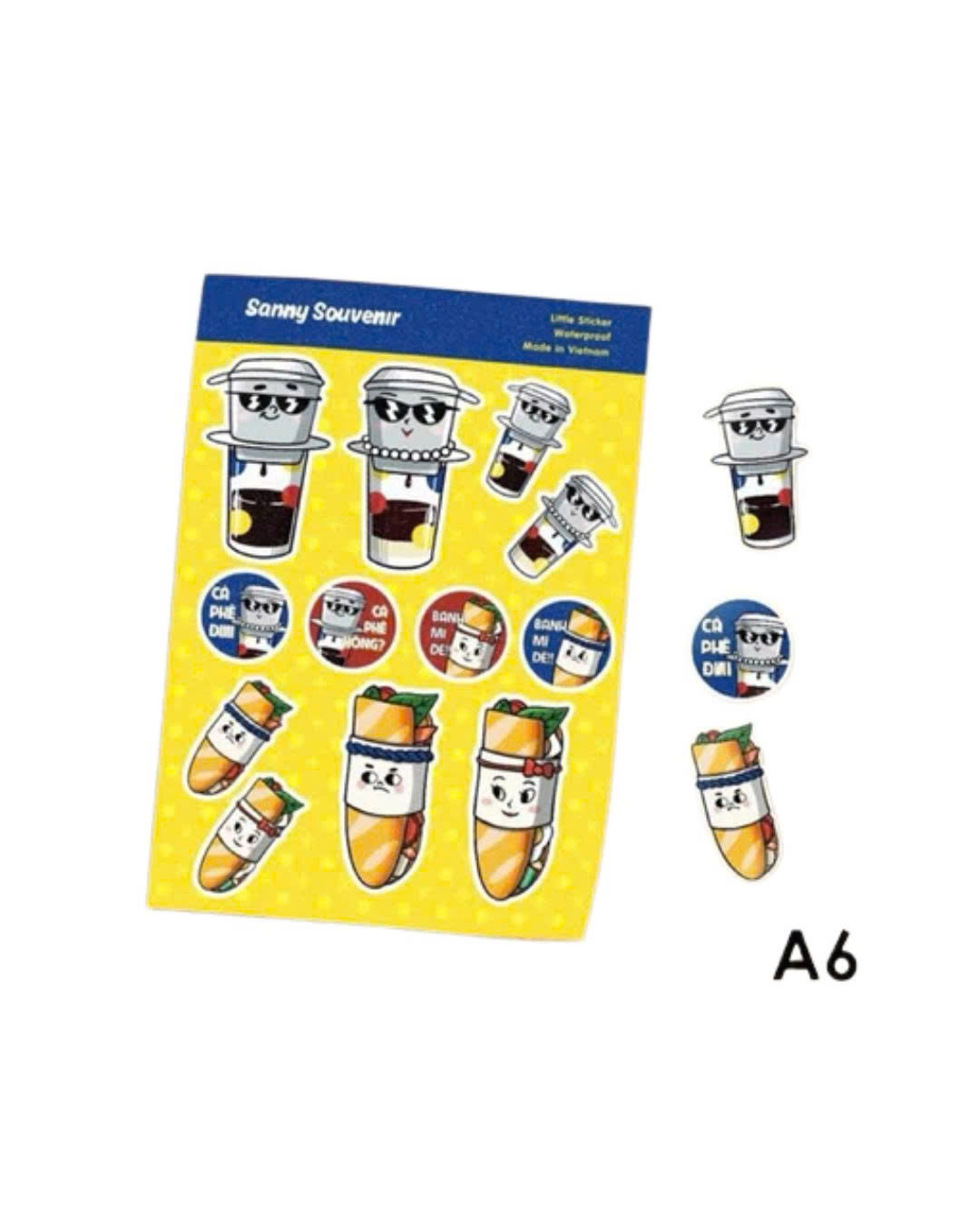 A6 Vietnam Souvenir Photo Sticker
