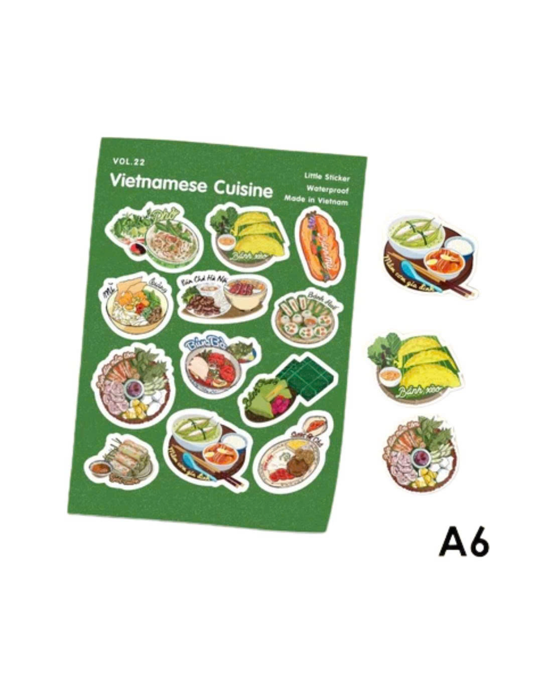 A6 Vietnam Souvenir Photo Sticker
