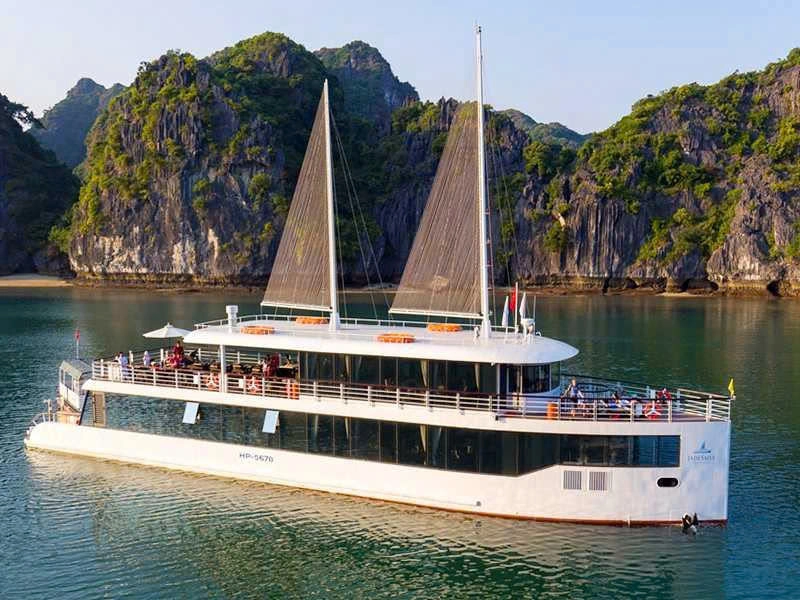 Day Tour | Explore Halong Bay with Jade Sails Cruise | Halong