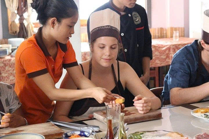 Day Tour | Saigon Cooking Class Experience: Cyclo Market Tour & Cooking with a Chef | Departing from Ho Chi Minh City